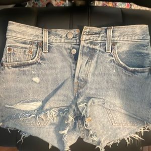 Levi Strauss 501 shorts light wash